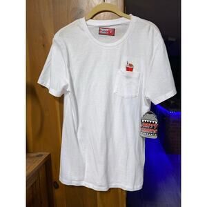 NWT Party sharks, white T-shirt men’s size small